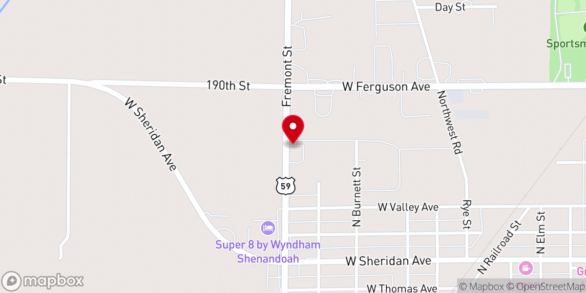Map showing location of New Testament Church of Christ
