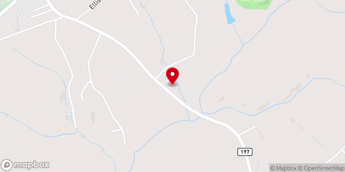 Map showing location of St Mark Catholic Church