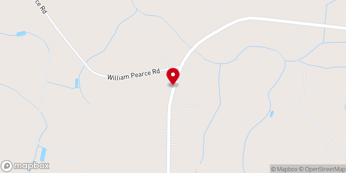 Map showing location of Lane's Chapel Evangelical Church