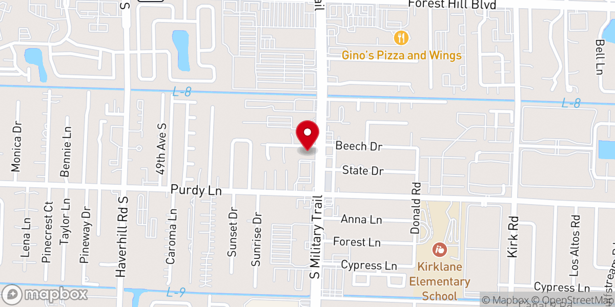 Map showing location of Holy Church of Grace