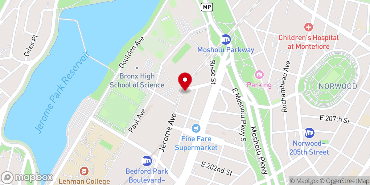 Map showing location of Haven City Church