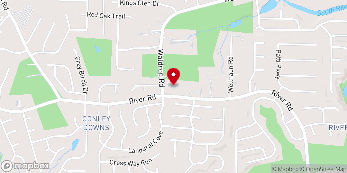 Map showing location of Refreshing Church of God in Christ