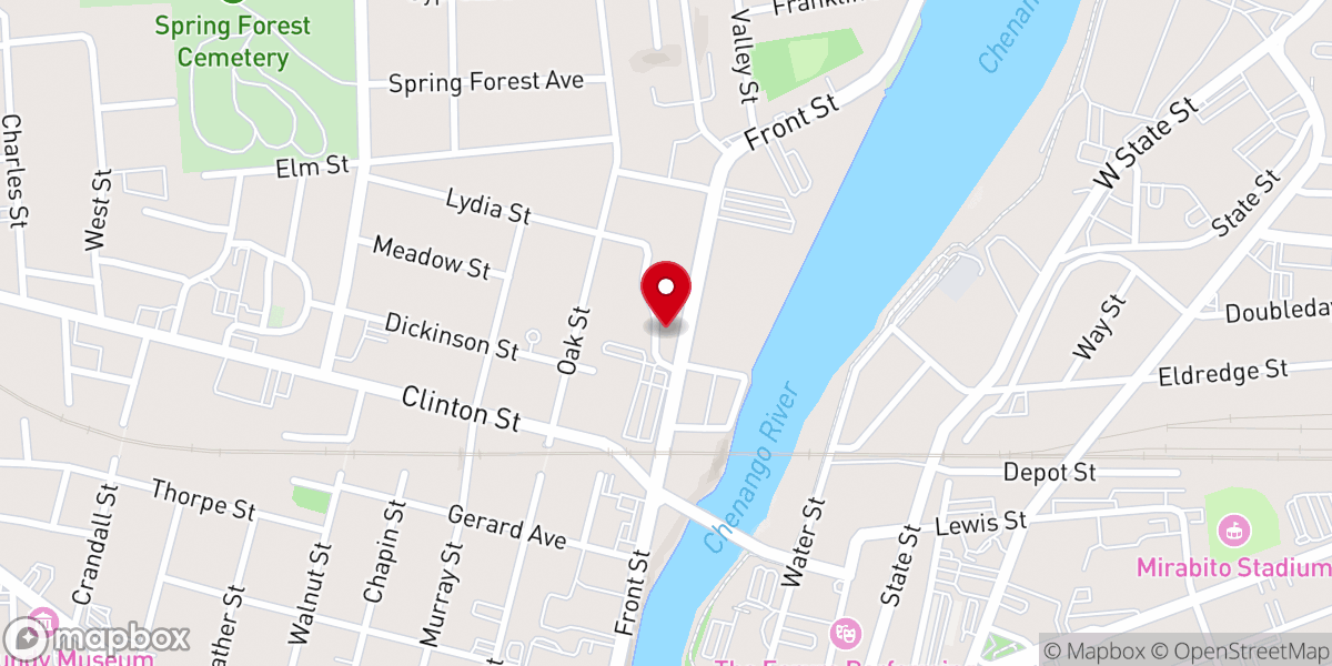 Map showing location of Italian Christian Apostolic Church
