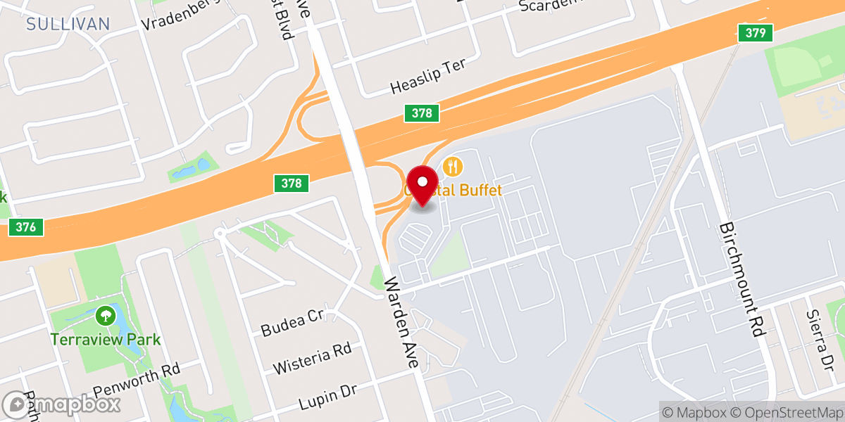 Map showing location of Toronto Chinese Methodist Church