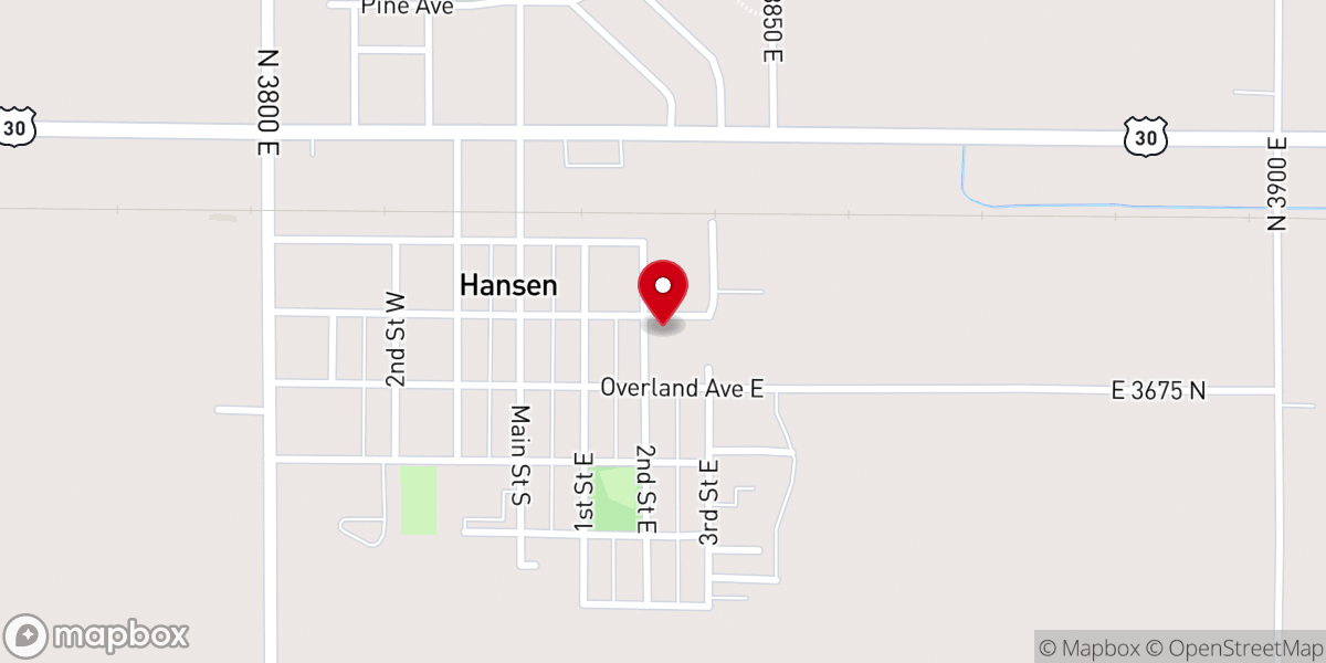 Map showing location of Magic Valley Family Church