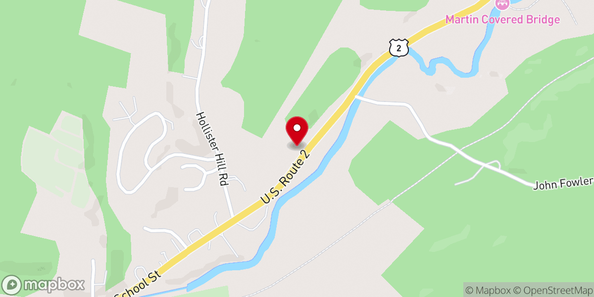 Map showing location of Macedonia Baptist Church (Now Journey Fellowship)