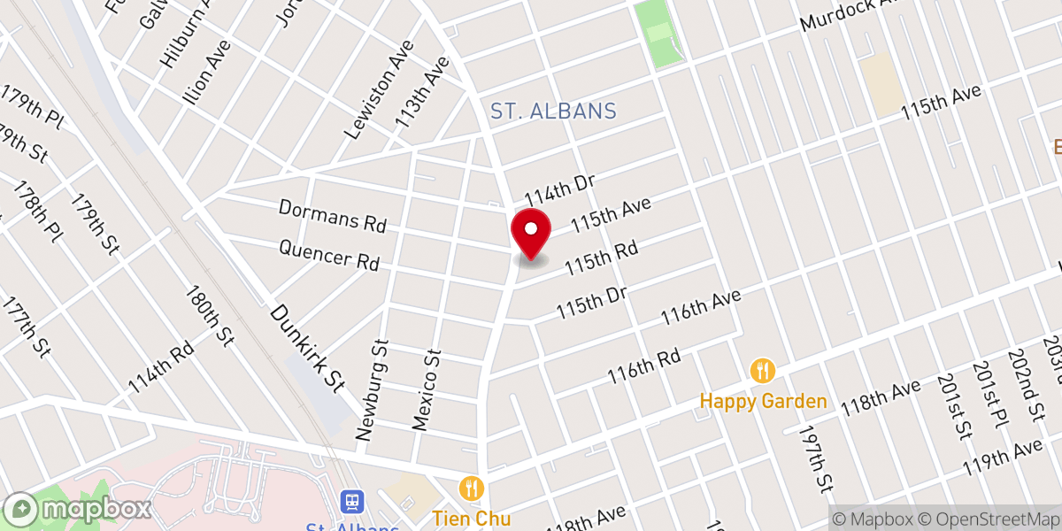 Map showing location of Majority Family Life Center