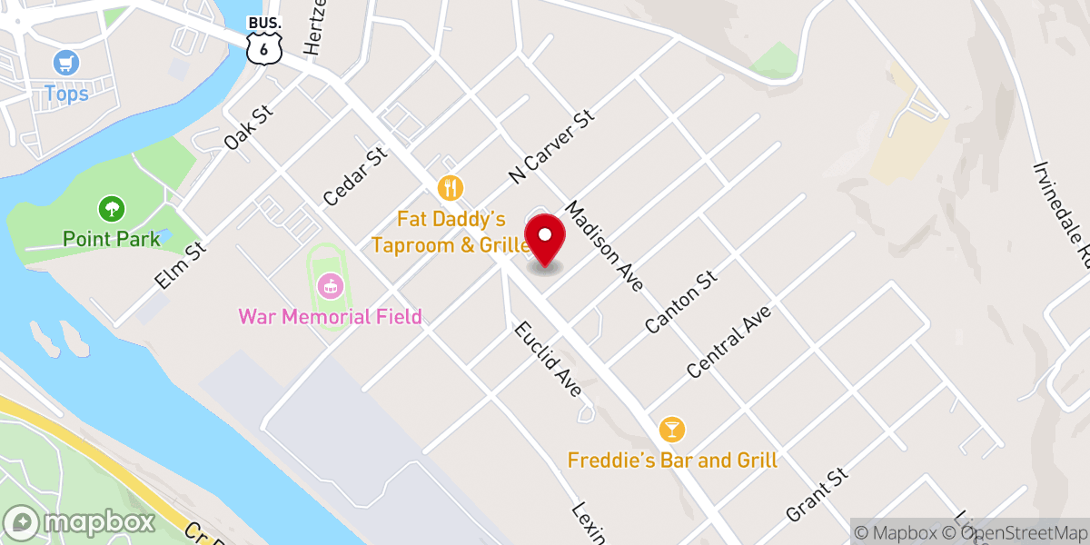 Map showing location of Holy Redeemer Parish