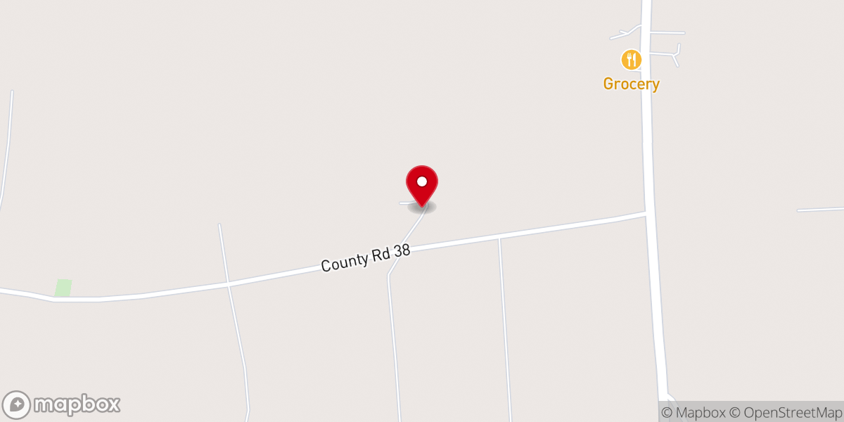 Map showing location of Marsh Berea Church