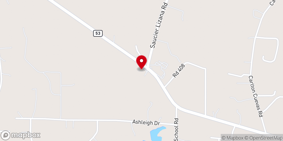 Map showing location of St Ann Catholic Church