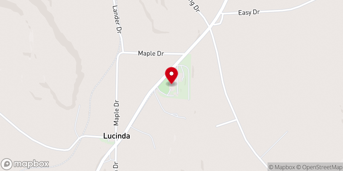 Map showing location of Saint Joseph Catholic Church
