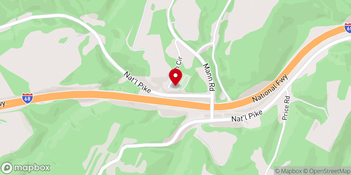 Map showing location of Piney Plains United Methodist Church