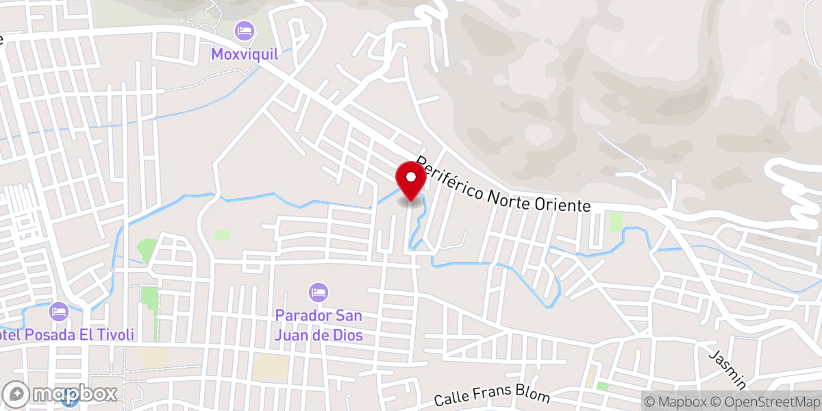 Map showing location of Iglesia Bautista Fundamental e Independiente Dios con Nosotros