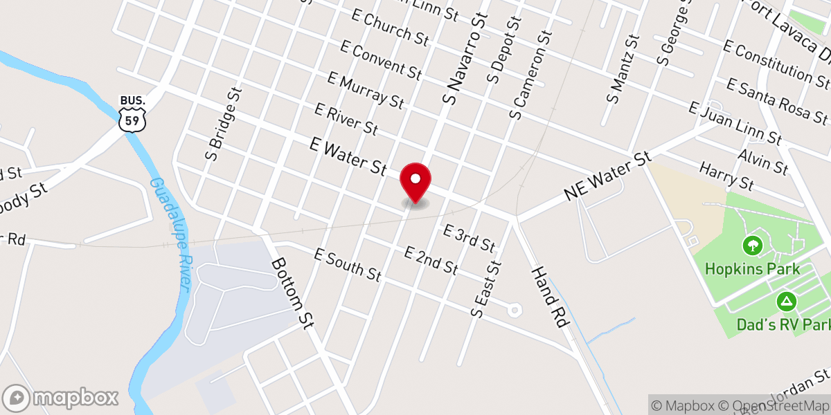 Map showing location of Mount Calvary Church