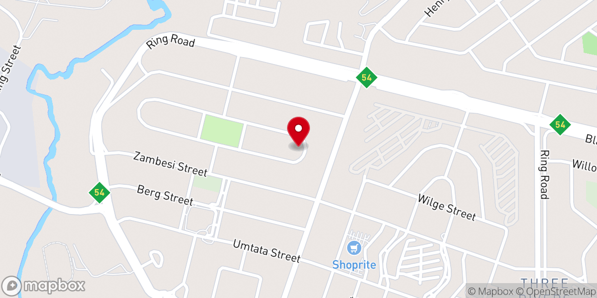 Map showing location of Methodist Church Three Rivers
