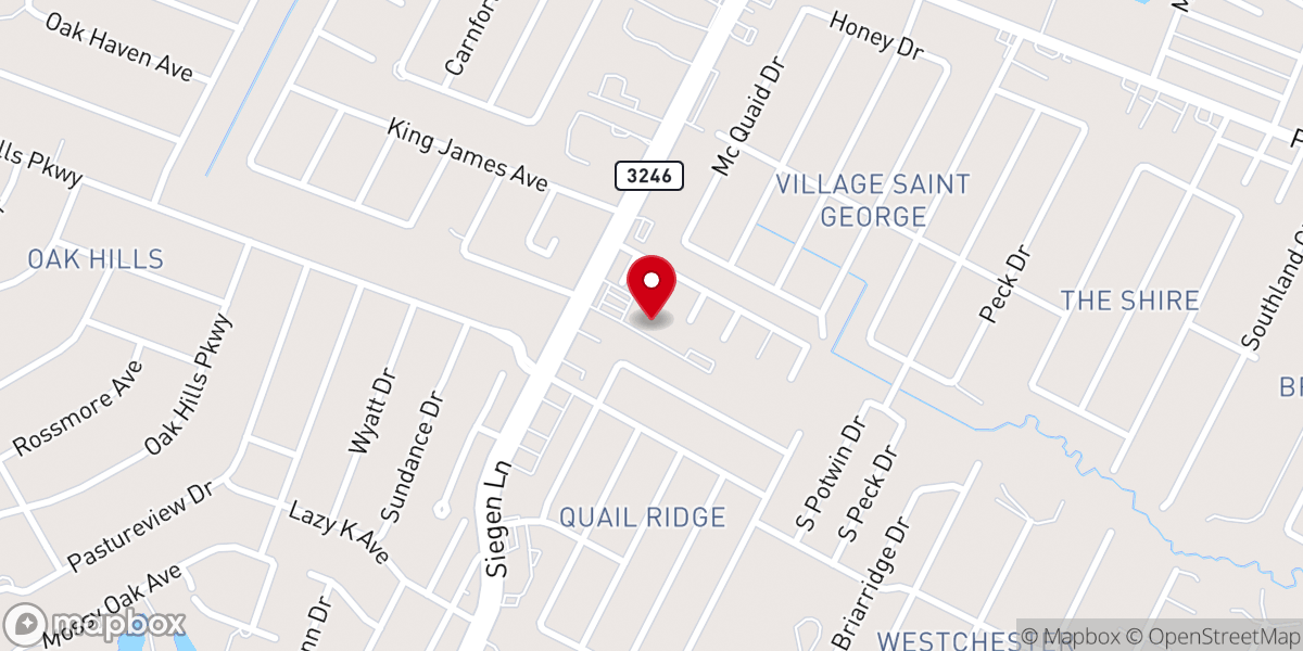 Map showing location of The Chapel Baton Rouge - Siegen Ln