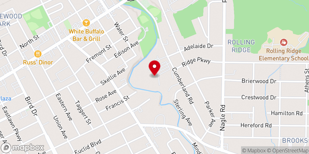 Map showing location of Grace Church