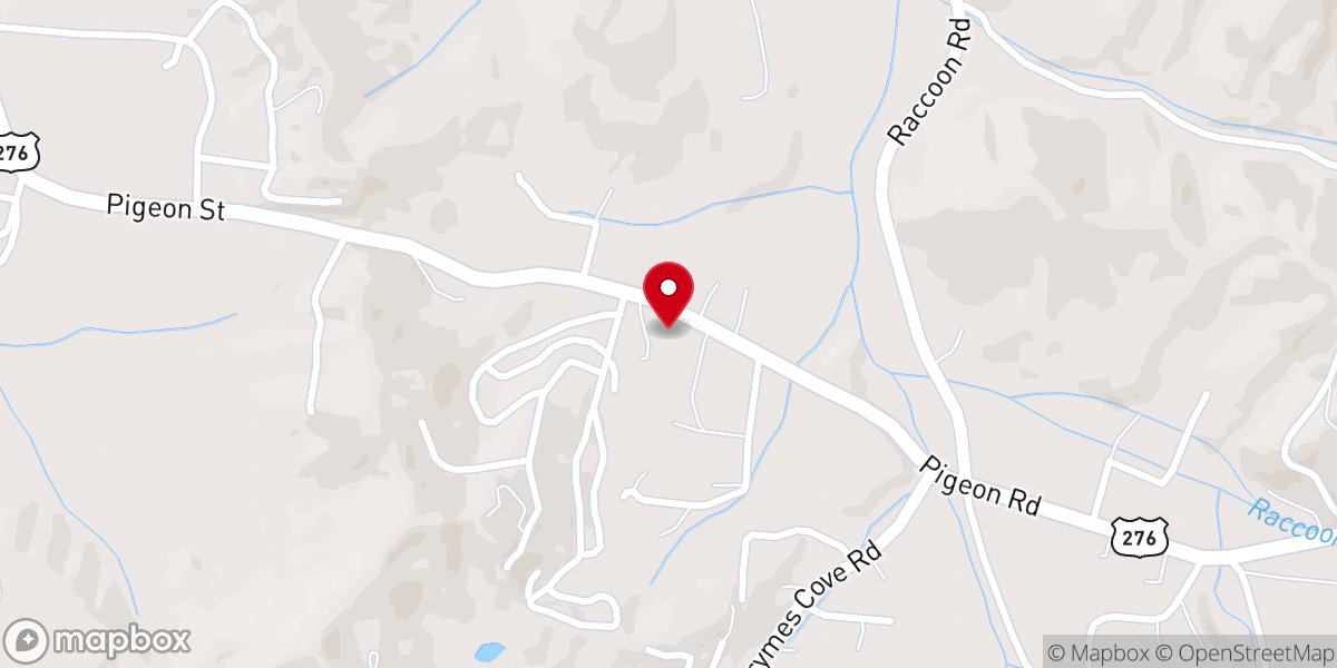Map showing location of Encouraging Word Baptist Church