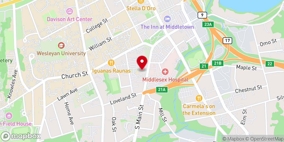 Map showing location of Saint Mary of Czestochowa Catholic Church