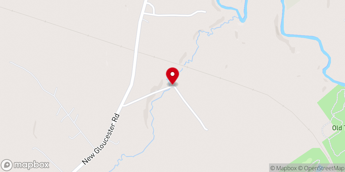Map showing location of North Yarmouth