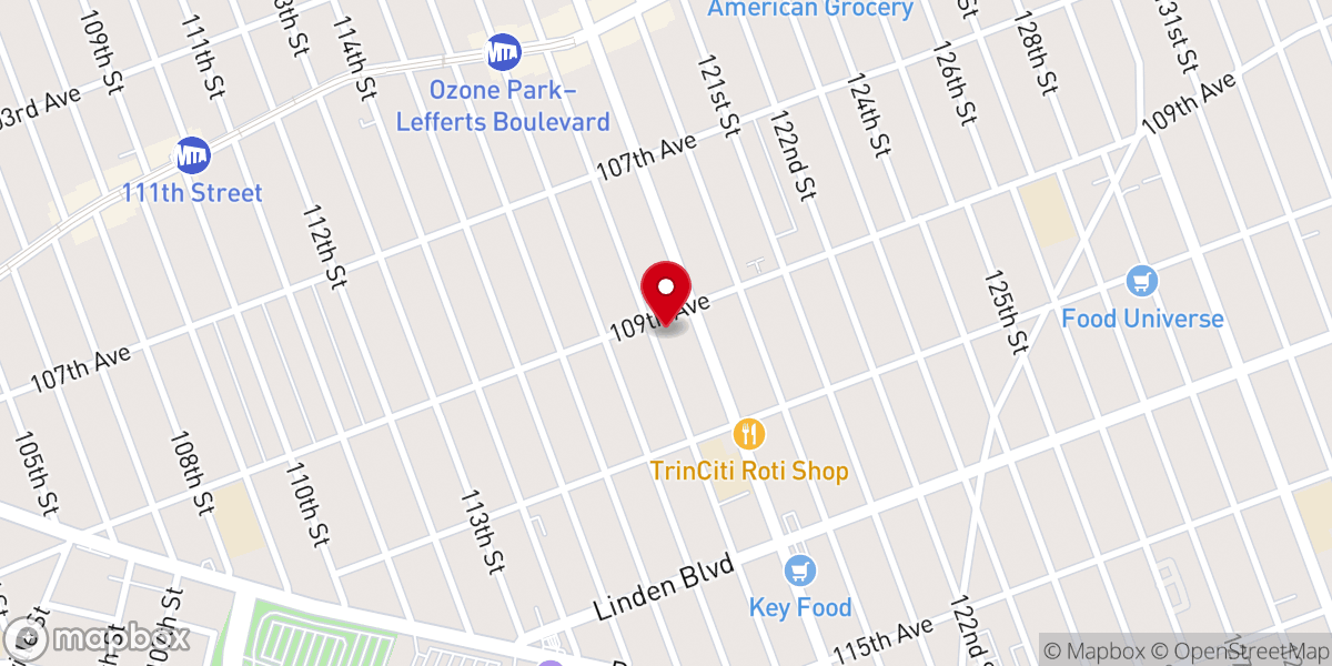 Map showing location of Glen Morris Presbyterian Church