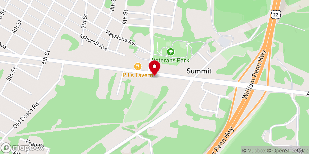 Map showing location of ST. ALOYSIUS CHURCH HALL