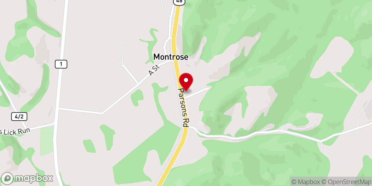 Map showing location of United States Postal Service