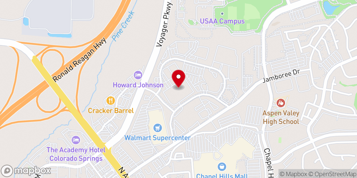 Map showing location of Springs Church