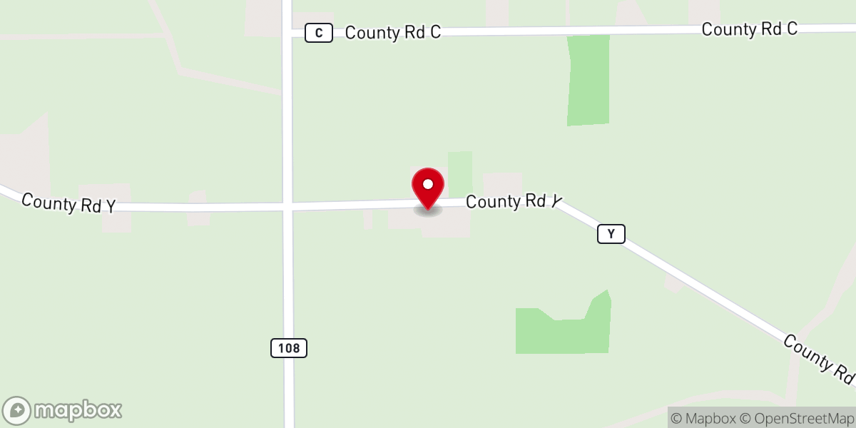 Map showing location of Sacred Heart Church