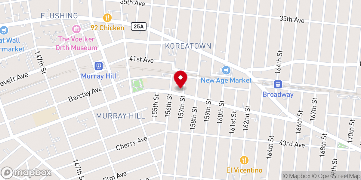 Map showing location of Free Gospel Assemblies of God