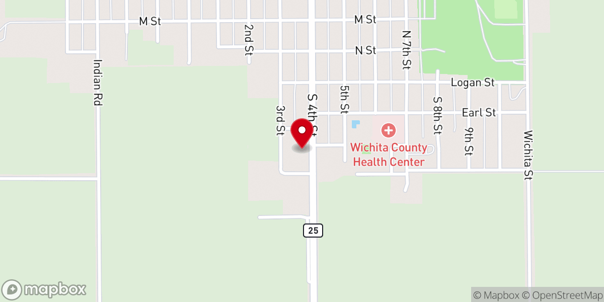 Map showing location of St Anthony of Padua's Catholic Church
