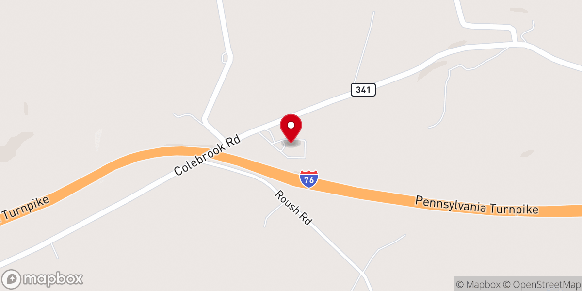 Map showing location of Grace Chapel