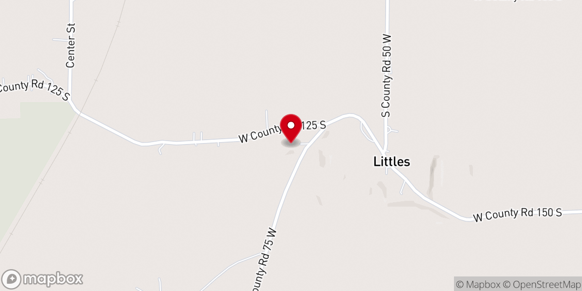 Map showing location of Hephzibah Church