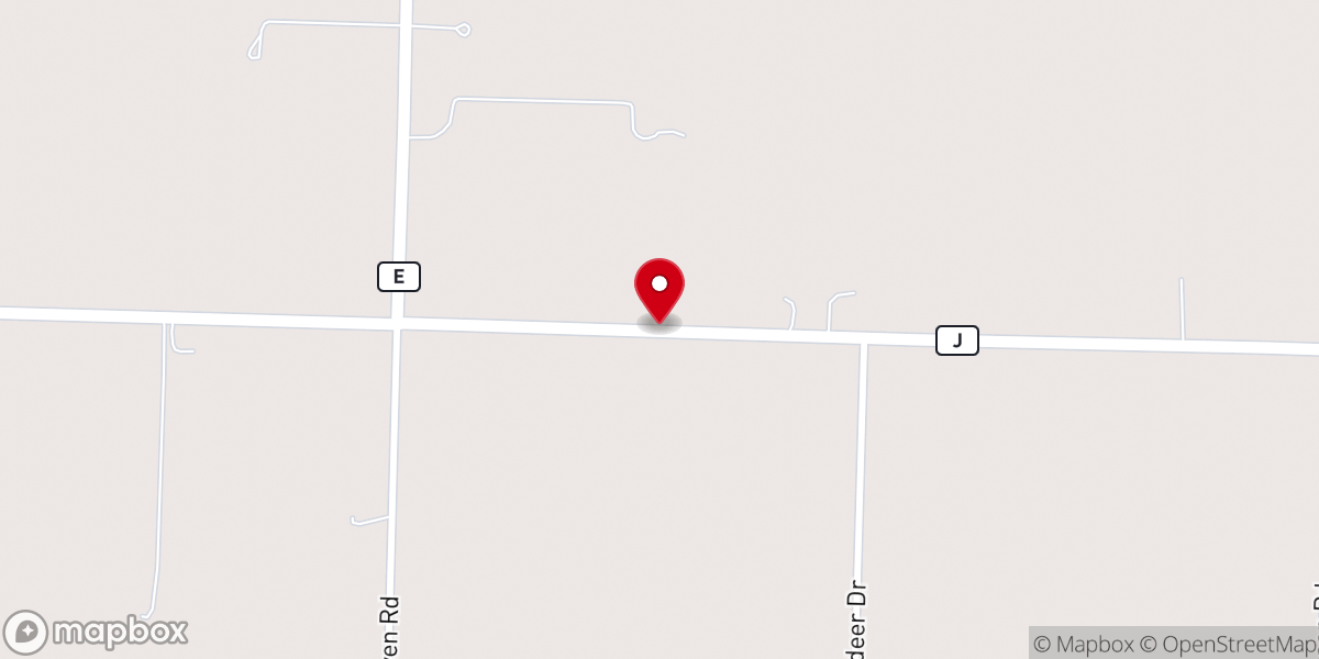 Map showing location of West Union Church