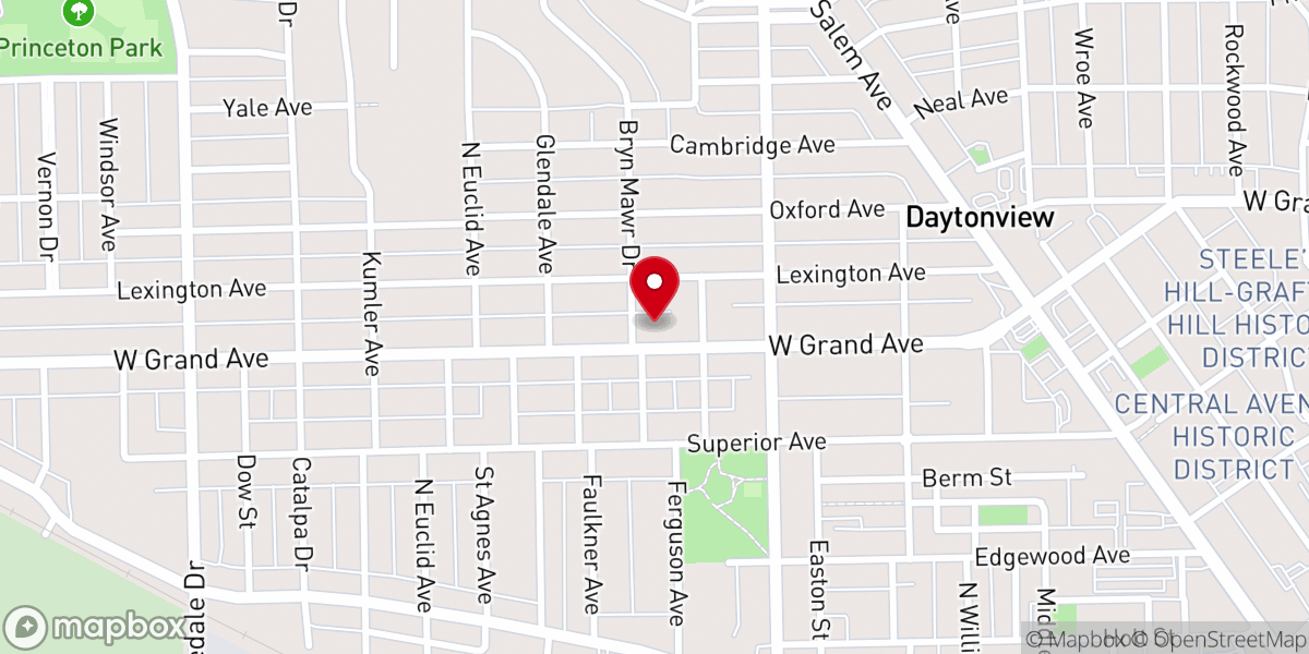 Map showing location of Pentecoastal Mission Church of God