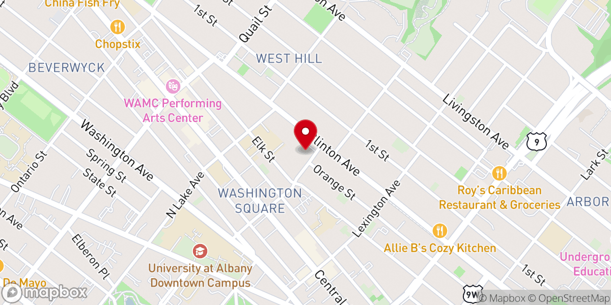 Map showing location of St. Francis Mission