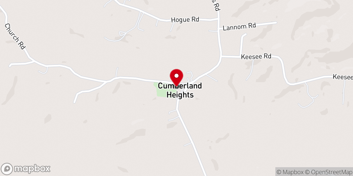 Map showing location of Pleasant View Baptist Church Family Life Center