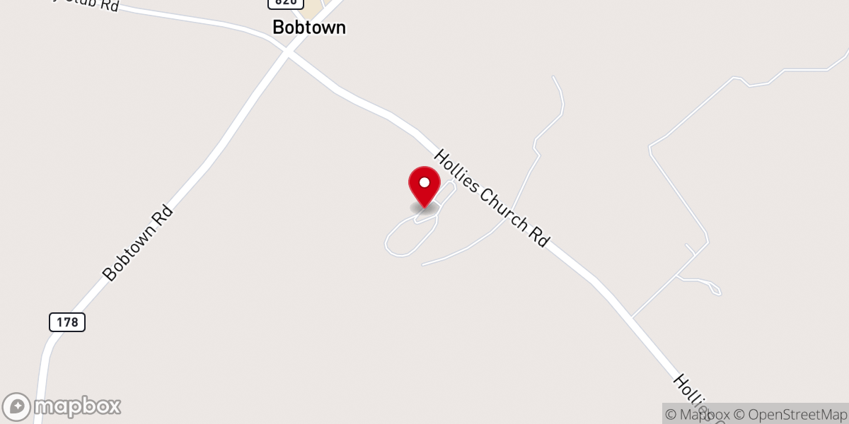 Map showing location of Accomack County Landfill