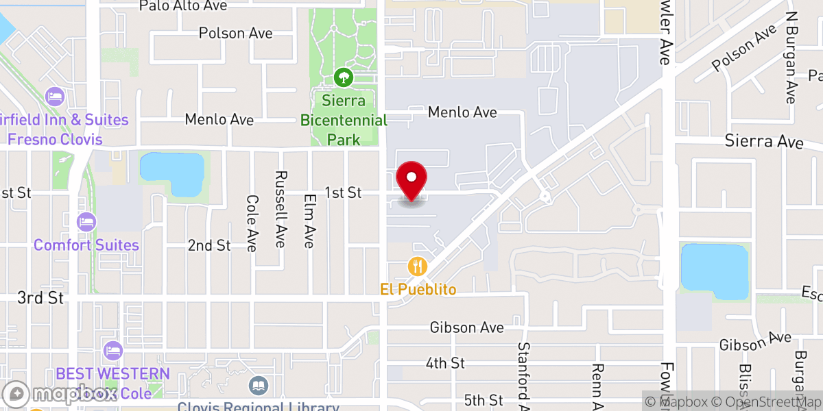 Map showing location of Action Community Church