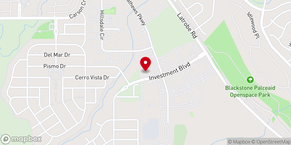 Map showing location of Live 58 Church