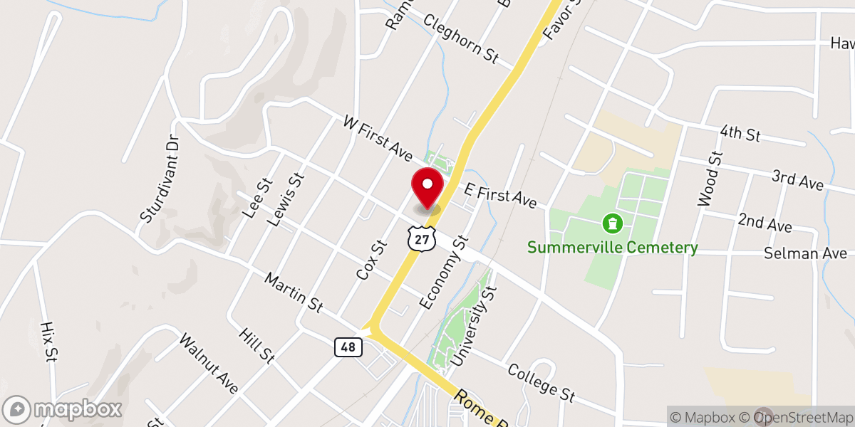 Map showing location of Life Purpose Church