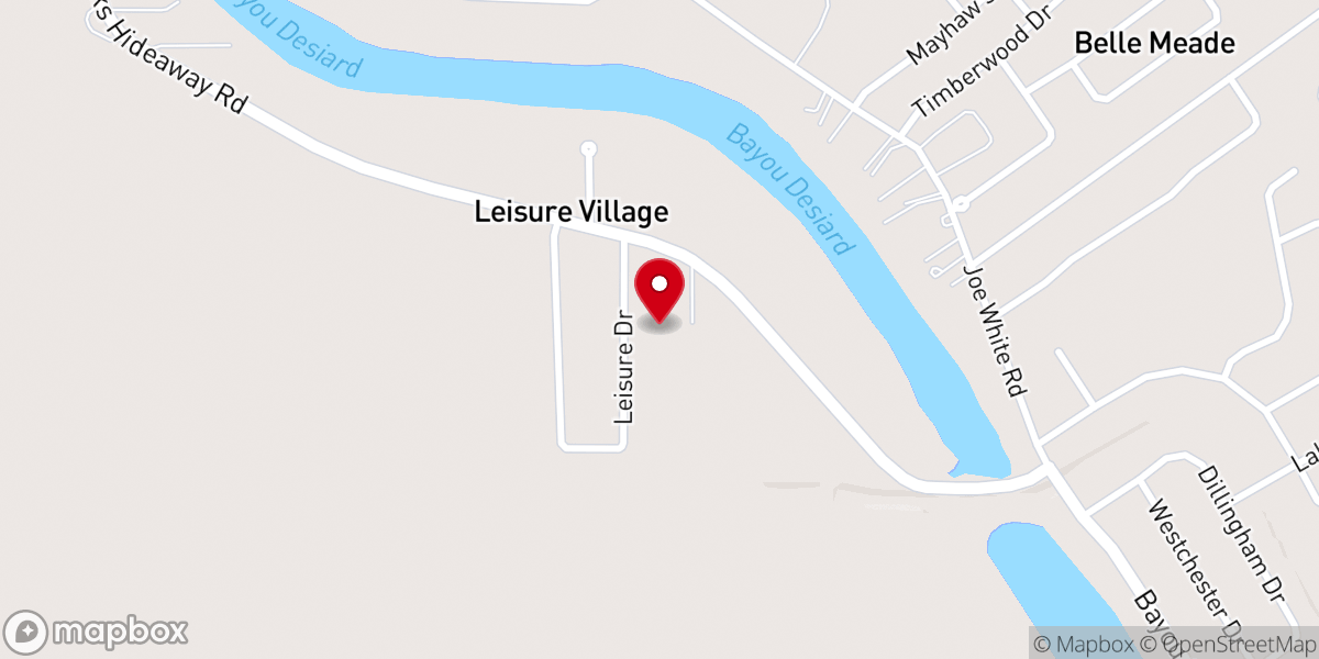 Map showing location of New Destiny Assembly of God