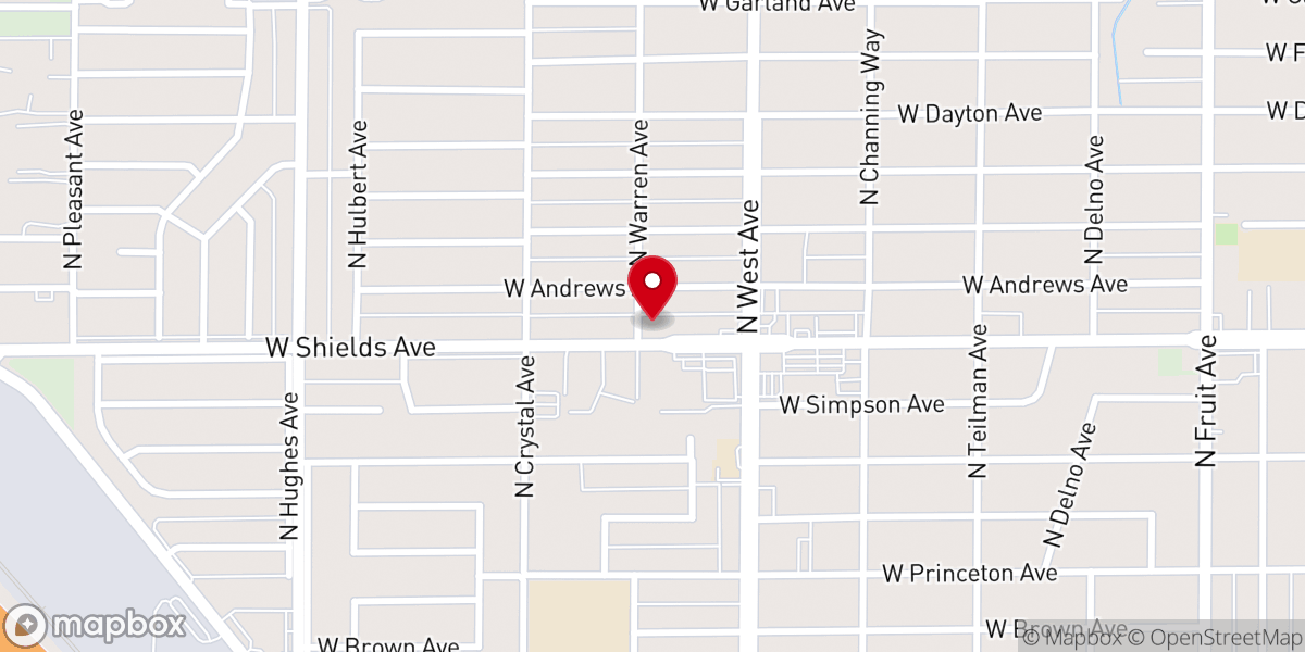 Map showing location of Family Word Fellowship Church