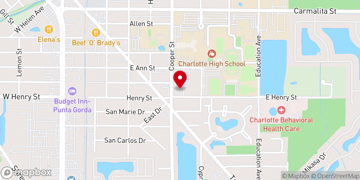 Map showing location of Deep Creek Community Church