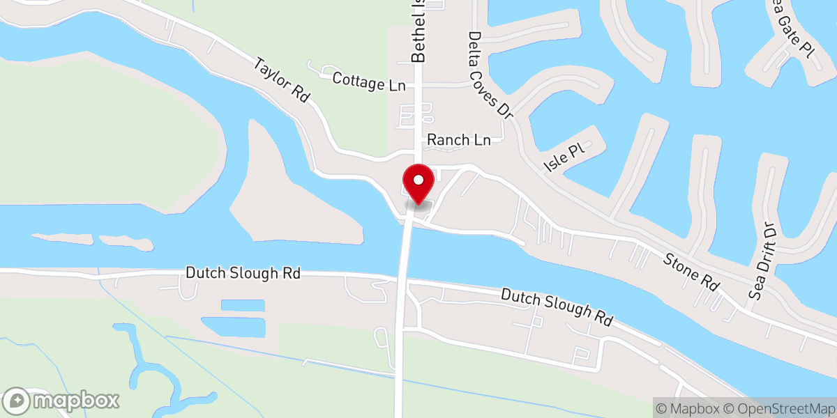 Map showing location of New Covenant Church