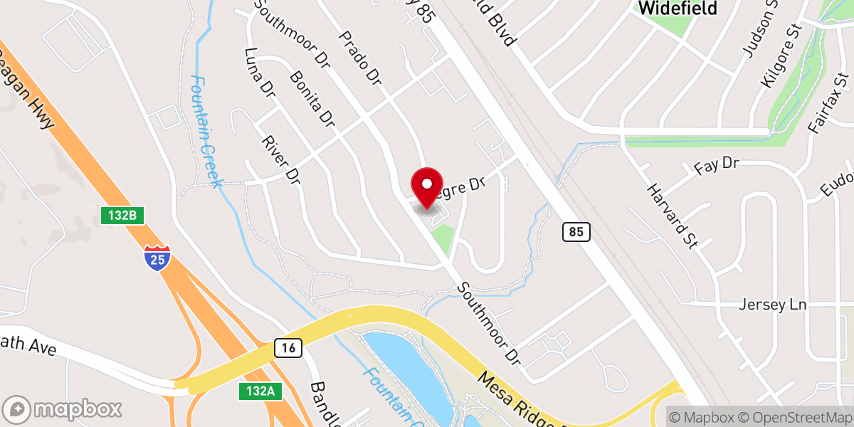 Map showing location of New Jerusalem Missionary Church