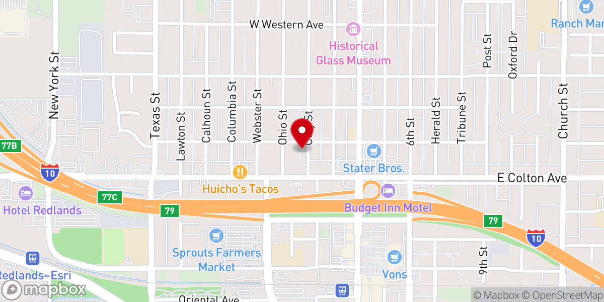 Map showing location of Corner Stone Church