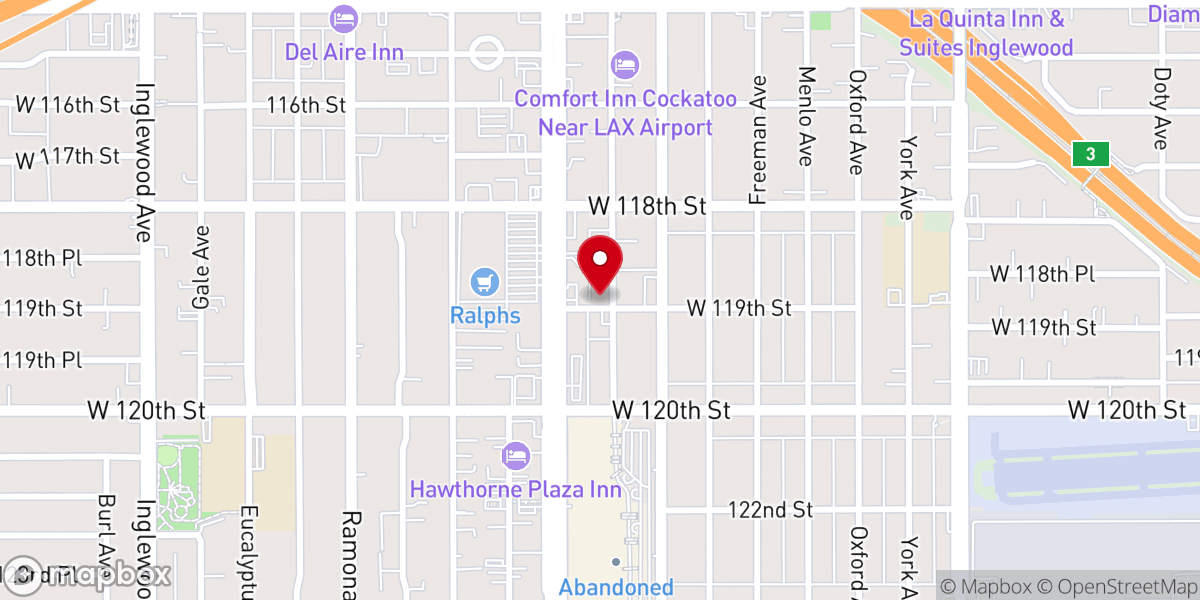 Map showing location of Catholic Churches