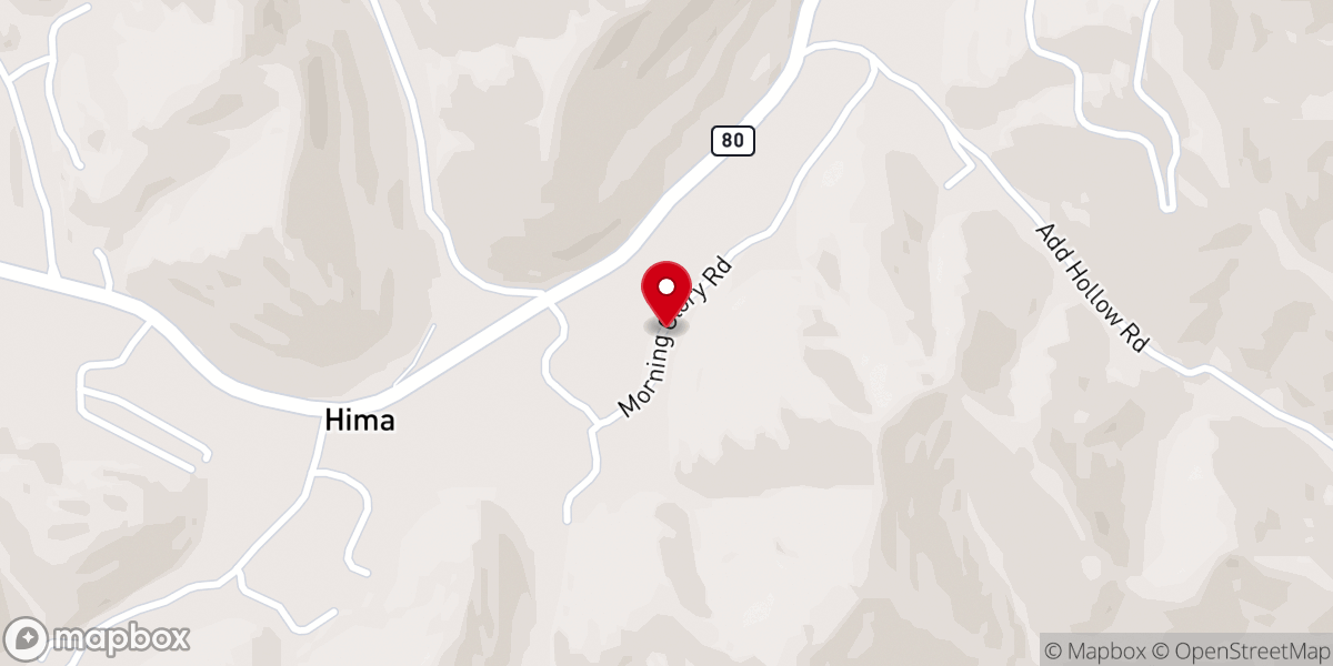 Map showing location of Lilly Grove Church