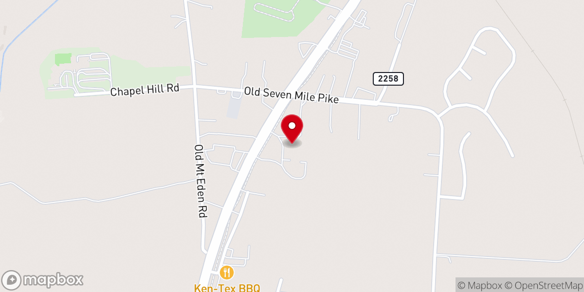 Map showing location of Family Worship Center Shelby County
